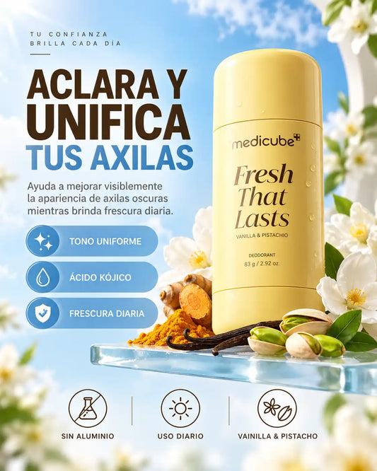 Medicube Desodorante sin aluminio de ácido kójico y cúrcuma