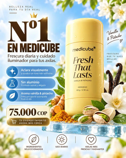 Medicube Desodorante sin aluminio de ácido kójico y cúrcuma