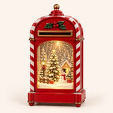 Farol Buzón Navideño Rojo con Luz