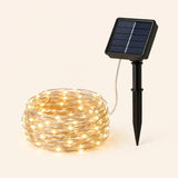 Luces LED Solares para Exterior 12 m