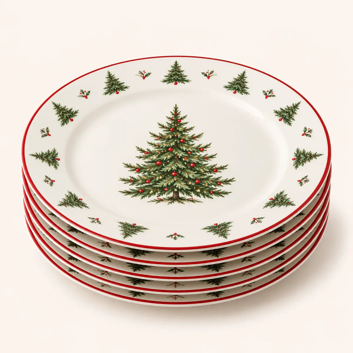 Set x6 Platos Navideños